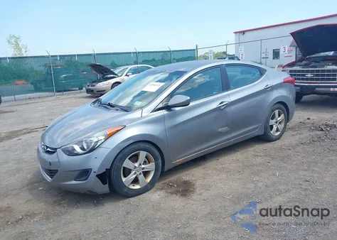 2011 Hyundai Elantra Gls (Ulsan Plant) z USA, uszkodzony, nr VIN KMHDH4AEXBU130581